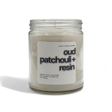 Oud Patchouli + Resins – 7 oz Candl